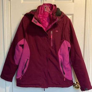 Snozu Women’s Performance 3 in 1 Pink Coat (size L)